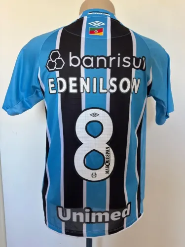 Camisa Grêmio 2025 de jogo Sulamericana Edenilson #8