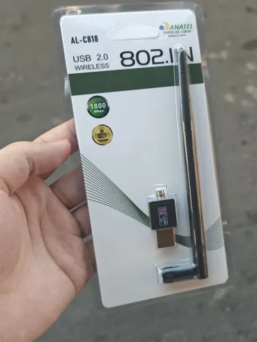 Adaptador wi-fi USB para Pc e MacBook 18000mbps - entrega em São Luís e região 