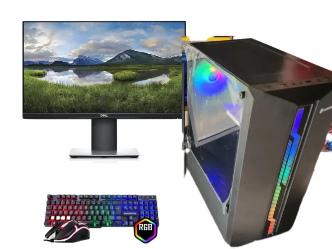 PC Gamer Completo i7 quarta geração 16g ram ssd 120gb HD500gb Monitor Dell 22 pol Promo