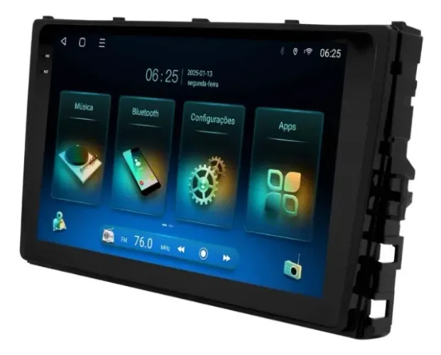 Central Multimídia Octacore 9pol. Carplay 4gb/64gb 4g Tcross,Virtus,Nivus,Pólo
