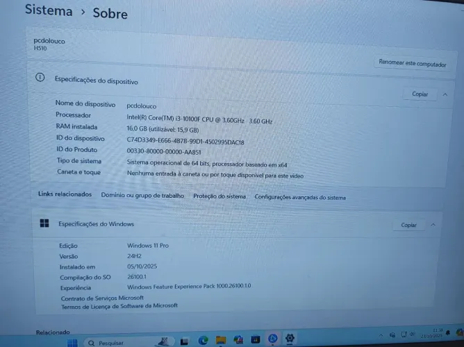 pc game placa rx580  completo com tv Samsung 