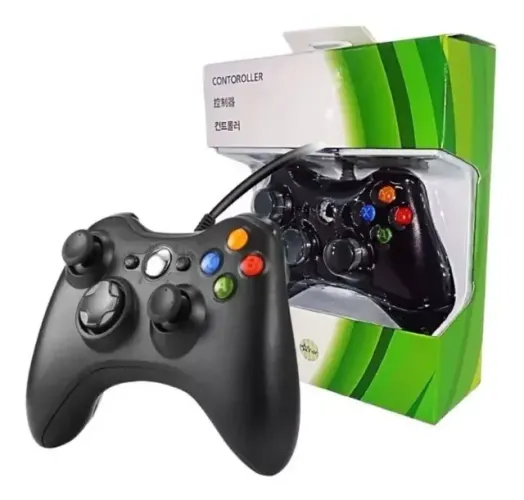 Controle Com Fio Xbox 360 - 2 Metros