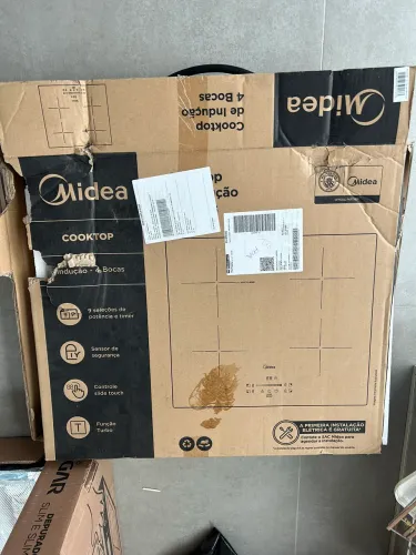 Vendo Fogão indução - 4 bocas- Midea 