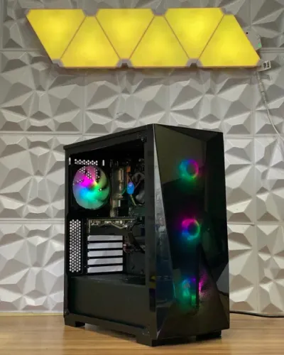 PC Gamer RYZEN 5 + RTX 4060+ 1 ano de garantia e em até 12x