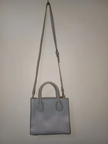 Bolsa Feminina Cinza Mineso com Alça Transversal