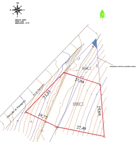 Chácara em São Roque - 1000 m² no Bairro Saboó! A 1Km do "O Castelo" Ideal para Chalés