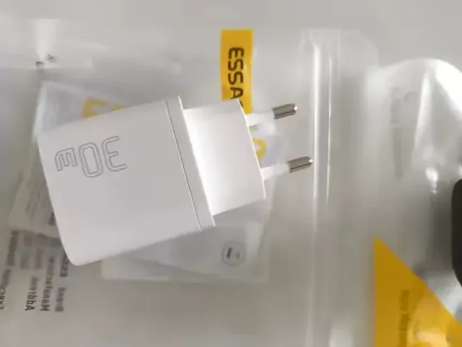 carregador celular tipo C 30w branco