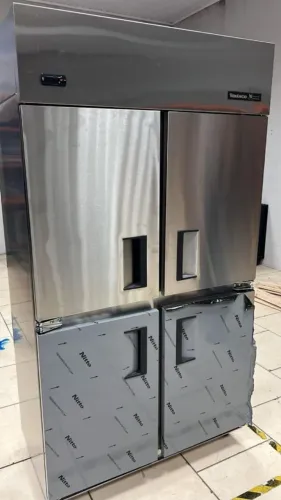 Geladeira Comercial Inox 4 Portas Geladeira Industrial Mini-Câmara Resfriados Venâncio 