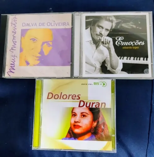 04 CDs da cantoras do rádio, Dolores Duran e Dalva de Oliveira e o maestro Eduardo Lages