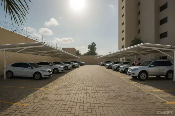 Estrutura Metálica para Estacionamento