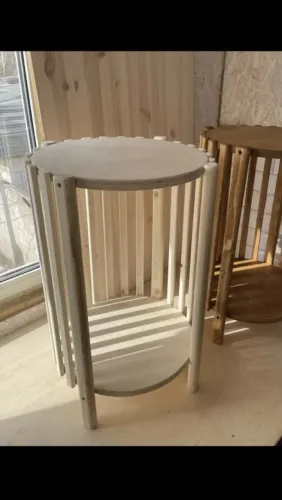 Mesa lateral de madeira pinus (Móveis sob medida em pinus feito por encomenda)