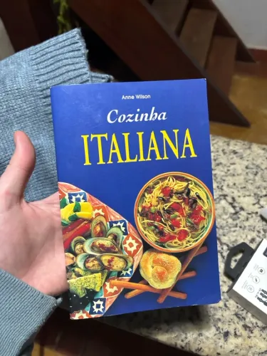 Livro de Receitas Cozinha Italiana anos 2000