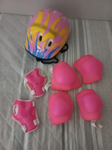 Kit de proteção para patins infantil