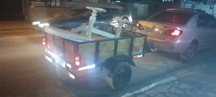 Frete pequenas mudanças reboque carretinha