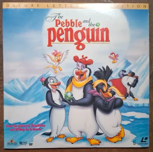 LASER DISC O CRISTAL E O PINGUIM THE PEBBLE AND THE PENGUIN IMPORTADO USA