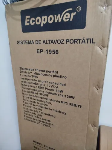 CAIXA DE SOM ECOPOWER EP 1956