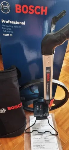 Topômetro - Roda de medição BOSCH GWM 32 com bolsa de proteção