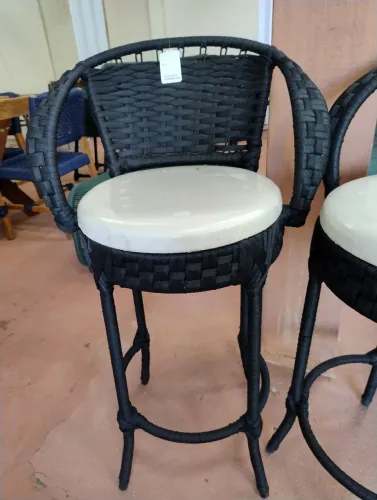 Banquetas em corda náutica