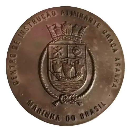 Medalha D Marinha Do Brasil Centro de Instrução Almirante Graça Aranha #av (Usado)