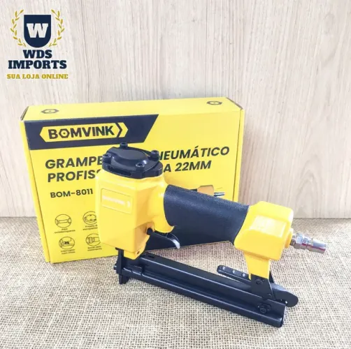 Grampeador Pneumático Profissional 10 a 22mm