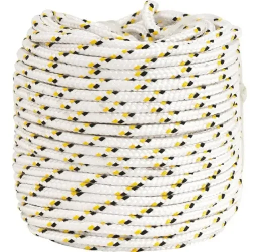 Corda Multifilamento Trançada 8mm X 110m Branca Vonder