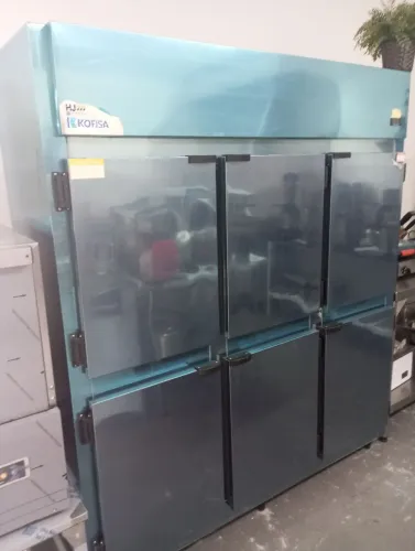 NZ. Mini câmara fria 6 portas inox KOFISA
