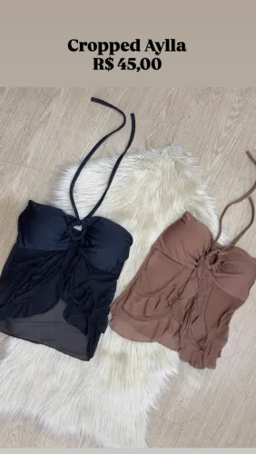 Cropped Ayla Tule