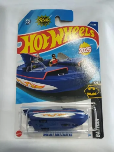 Hot wheels Batboat do Batman e Robin