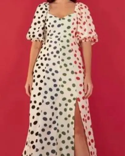 Vestido Farm em poá