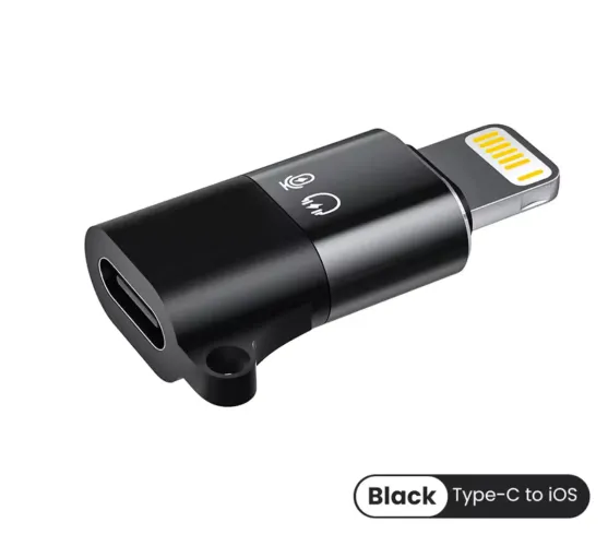 Adaptador Type c x ios iPhone lapela e dados