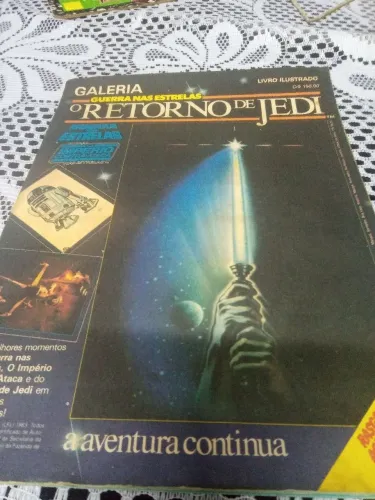 O retorno de Jedi álbum de figurinhas 
