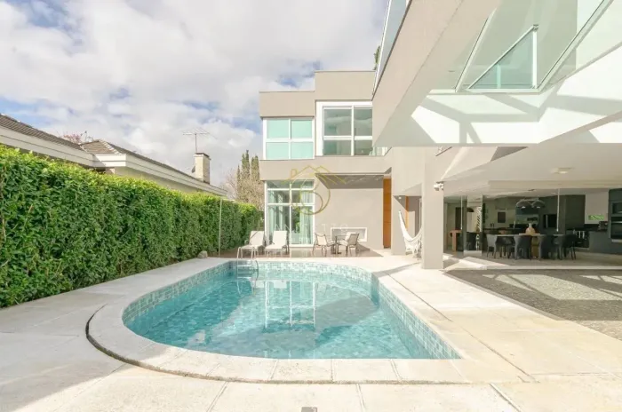 Casa de alto padrão em condominio com piscina e 5 dormitórios à venda, 556 m² - campo comp