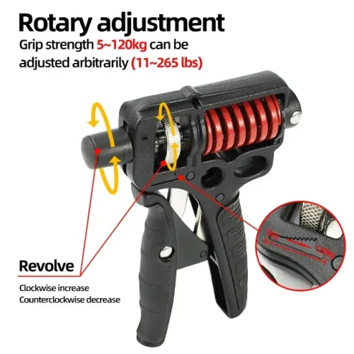 Fortalecedor de aperto de mão Equipamento profissional Grip