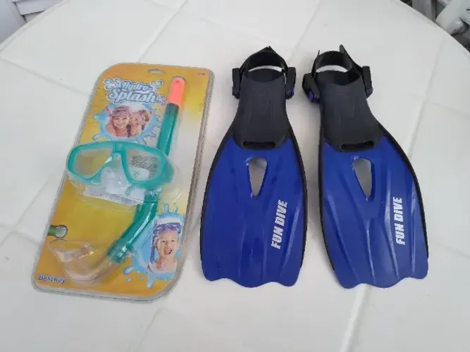 kit de mergulho infantil 3 - 6 anos