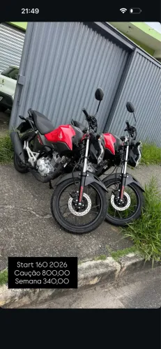 Locação motos 