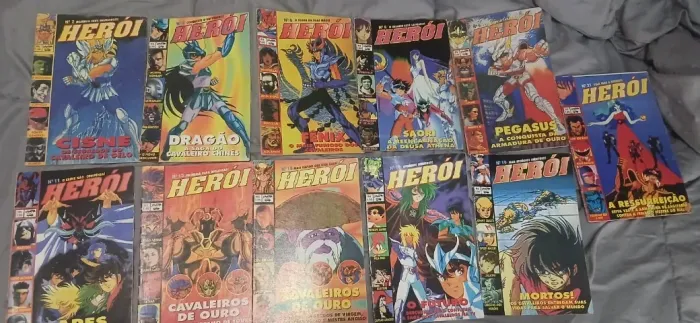 Lote 11 revistas heroi anos 90