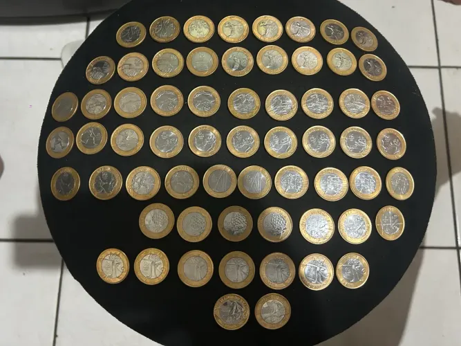Moedas antigas para colecionadores