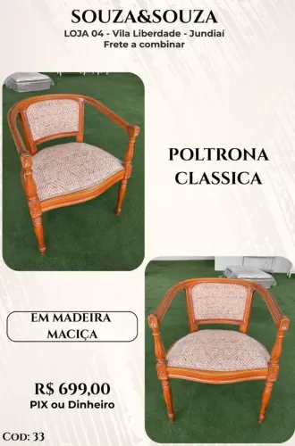 Poltrona Clássica Linda