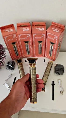 Máquina de cortar cabelo e acabamento