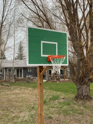 Placa para quadra de basquete 