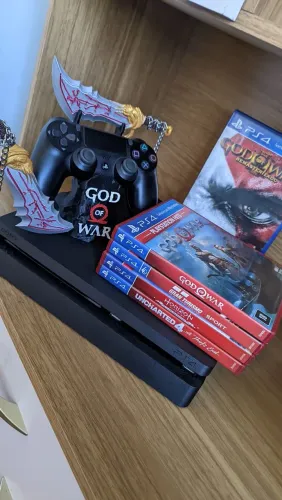 PLAYSTATION 4 COM JOGOS