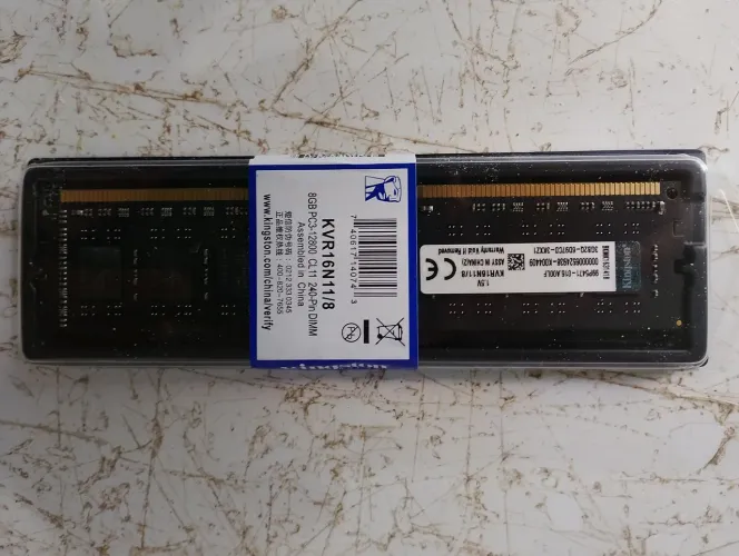 Memória Ram Kingston 8g 1600Mhz