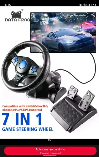 Volante DataFrog 7 em 1