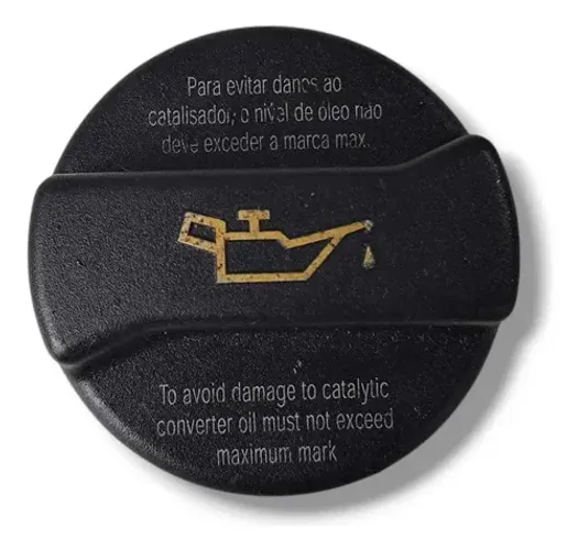 Tampa De Oleo Motor Gol Fox Polo Saveiro Voyage Original Preto