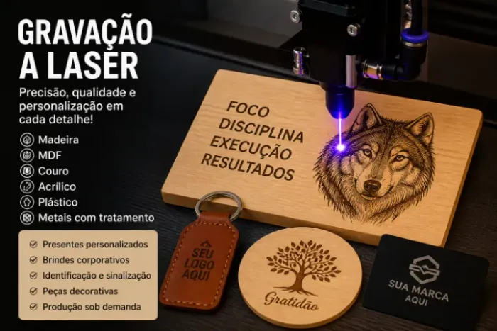 Corte e Gravação Laser