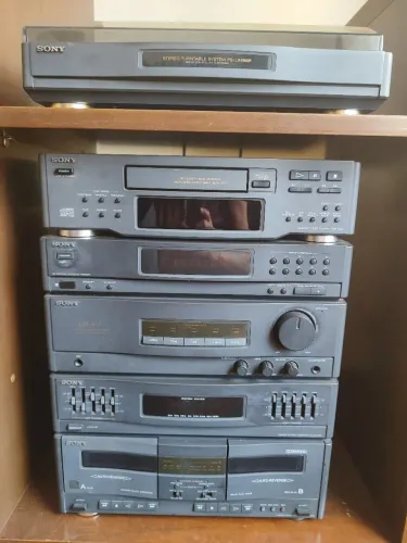 Som Sony 6 em 1- PS- LX49BR com Caixas de Surround Speaker SS-V4000