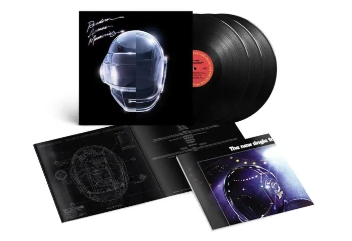 LP VINIL TRIPLO + LIVRETO + POSTER EXCLUSIVO DAFT PUNK RANDOM ACCESS MEMORIES 10 ANOS!