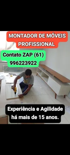 MONTADOR DE MÓVEIS PROFISSIONAL.