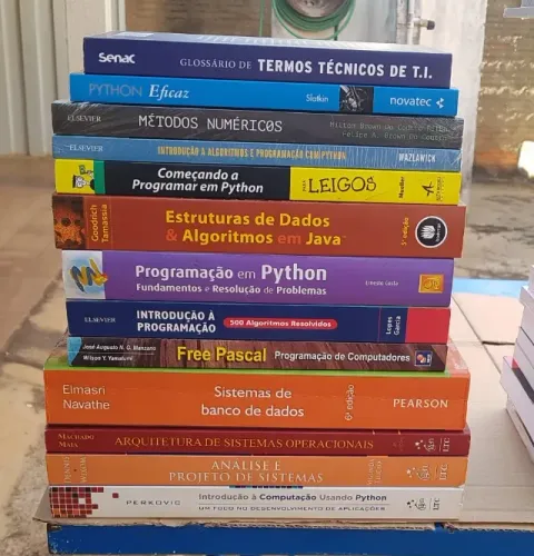 Algoritmos em Java Programação em Python Métodos Numéricos Computacional [KIT 13 LIVROS]