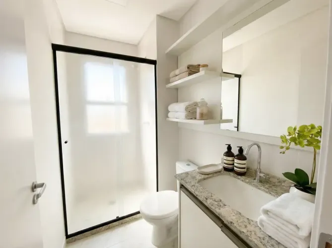 Apartamento para venda possui 72 metros quadrados com 2 quartos
